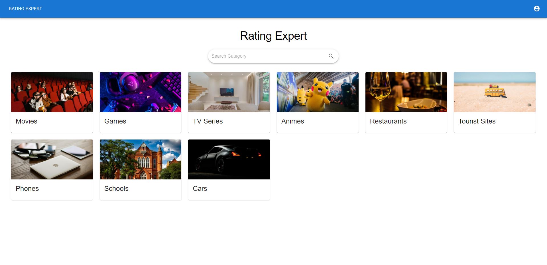 Rating Expert Main Page